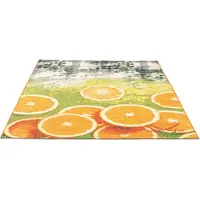 Sansibar Teppich "Rantum Beach 002", rechteckig, 5 mm Höhe, Flachgewebe, modernes Sommer Design, In- und Outdoor geeignet