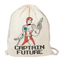 Logoshirt Kulturbeutel "Turnbeutel Captain Future" mit Wizard Of Science Captain Future-Print