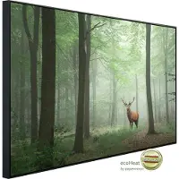 Papermoon Infrarotheizung "Hirsch im Wald" sehr angenehme Strahlungswärme