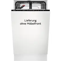 AEG 7000 GlassCare / Vollintegrierter-Geschirrspüler 45 cm / AirDry - perfekte Trocknungsergebnisse / Besteckkorb / QuickSelect Display FSE73407P Integriert - nicht relevant