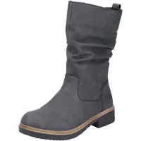 Rieker Schaftstiefel Grau in Gr. 36