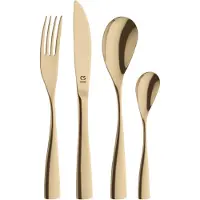 Carl Schmidt Sohn GmbH BOCHOLT 24-teiliges Besteckset, Edelstahl rostfrei 18/10, gold