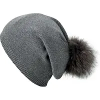 Capelli New York Beanie mit Metall-Logo an der Krempe