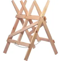 Dobar Sägebock, aus Holz, klappbare Sägehilfe, 64 x 64 x 94 cm