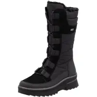 Remonte Schnür-,Zug-u.Schnallenstiefel in schwarz, Gr. 37