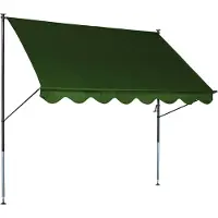 Angerer Klemmmarkise Standard 150 cm uni grün