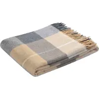 Biederlack Plaid "Britta", im Karo-Look, Kuscheldecke