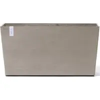 Ecopot's Blumentopf "Paris mit Rollen 100 Taupe" für den Außenbereich: frostsicher, bruchsicher und lichtbeständig