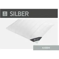 Spessarttraum Baumwollkissen "Silber", (1 St.), hergestellt in Deutschland, allergikerfreundlich