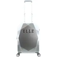 Elle Diamond kleiner Kabinenkoffer, Silber