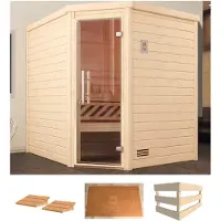 Weka Sauna "Turku Eck 1" ohne Ofen