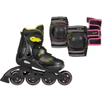 Playlife Joker Glow Combo Inline-skates Schwarz EU 28-31 Schwarz EU 28-31