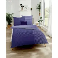 Kaeppel Mako-Satin Bettwäsche Master 200x200 cm + 2x 80x80 cm violett