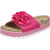 Rieker Pantolette Sommerschuh, Schlappen mit modischem Plateau