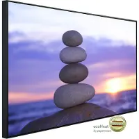 Papermoon Infrarotheizung "Zen Sonnenuntergang" sehr angenehme Strahlungswärme