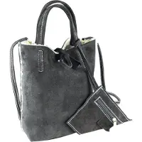 Collezione alessandro Umhängetasche "Mini Bag" aus weichem Wildleder