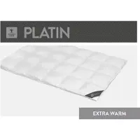 Spessarttraum Daunendecke Platin Füllung: 100% Gänsedaunen Bezug: 100% Baumwolle Größe 200 x 220 cm Wärmeklasse extrawarm
