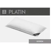Spessarttraum 3-Kammer-Kopfkissen "Platin", Füllung: Außen:100% Gänsedaunen, Innen: 100% Gänsefedern, Bezug: 100% Baumwolle, (1 St.), hergestellt in Deutschland, allergikerfreundlich