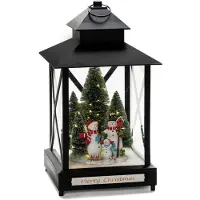 Konstsmide LED-Laterne mit Schneemänner 24.5 x 42 cm