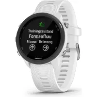 Garmin GPS-Laufuhr "Forerunner 245 Music" weißes Armband