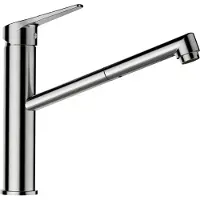 Schock Küchenarmatur mit Handbrause Metis edelstahlfinish 526120