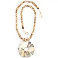 Collezione alessandro Lange Kette "Maximina" vielen kleine Muschelscheibchen