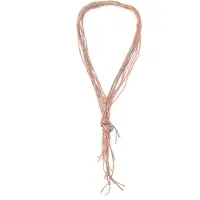 Collezione alessandro Lange Kette "Orla" mit hochwertigem schimmernden Textilgarn