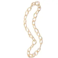 Collezione alessandro Lange Kette "Jesse" aus hochwertigen Glassteinen