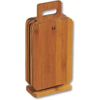 Kesper Frühstücksbrett, (Set, 6 St.), inkl. Ständer