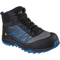 SKECHERS puxal-firmle Stiefel schwarz-kombiniert in Gr. 41.5