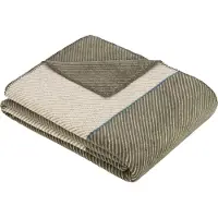 Ibena Wohndecke "Jacquard Decke Austin" 150 x 200 cm (Breite x Länge), einfarbig, Kuscheldecke