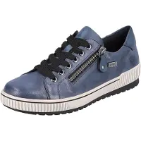 Remonte Schnürhalbschuhe in blau, Gr. 36