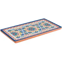 Aps Tablett "Arabesque", Terrakotta-Optik, spülmaschinengeeignet