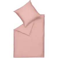 Schöner Wohnen Kollektion Schöner Wohnen Satin-Bettwäsche-Garnitur Pure Farbe rose Größe 200x200cm