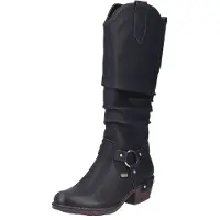 Rieker Westernstiefel, Blockabsatz, Cowboystiefel mit wasserabweisender riekerTEX-Membran