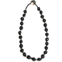 Collezione alessandro Lange Kette "Holly" mit echte Lumbangperlen