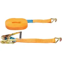 Connex Zurrgurt "Zweiteilig - 4000 kg maximale Belastbarkeit", Spannratsche & Spitzhaken - Aus Polyester