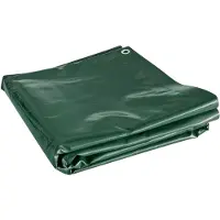 Windhager Schutzplane "PREMIUM", LxB: 5x1,5 m, zum Schutz von Brennholz, Befestigungsösen aus Alu