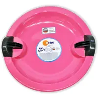 KHW Fun Ufo, Teller-Schlitten, Pink, Kunststoff, Einfarbig, Unisex, 1 Sitz(e)