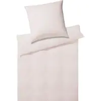 Elegante Bettwäsche 3507 Solid Stripe I Größe 80x80 155x220 cm I Farbe 1 Rose I Reine Baumwolle