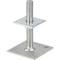 Alberts Pfostenträger, höhenverstellbar 30-150 mm, 70x70 mm