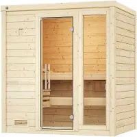 Weka Massivholzsauna BERGEN 1 GTF, Komapkt 5.4 x B x T x H x 196 x 145 x 205