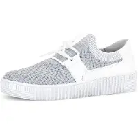 Gabor Sportliche Schnürschuhe Damen 31393931323736 Grau 40 EU
