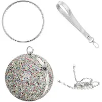 Julie Julsen Abendtasche "Metall mit Zirkonia multi farben"