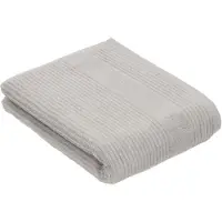 Vossen Badetuch "Tomorrow", grau (stone), B:67cm L:140cm, Webfrottier, Baumwolle, Handtücher, Badetuch