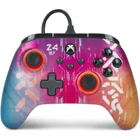 PowerA Controller cu fir, Advantage Wired, Xbox Series X, S, Xbox One, PC, Cyber Style