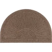 Kleen-Tex Fußmatte "DUNE Halfmoon taupe", rechteckig, 8 mm Höhe, Schmutzfangmatte, rutschhemmend, In- und Outdoor geeignet, waschbar