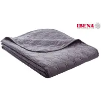 Ibena Tagesdecke "Sonio", mit schöner Steppung, aus 100% Kunstfaser, Tagesdecke für Einzelbetten oder Doppelbetten, pflegeleichtes Plaid, STANDARD 100 by OEKO-TEX zertifiziert