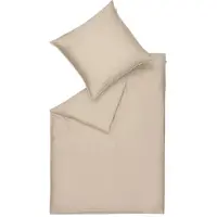 Schöner Wohnen Kollektion Schöner Wohnen Satin-Bettwäsche-Garnitur Pure Farbe sand Größe 135x200cm