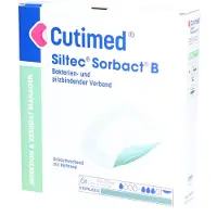 Cutimed Siltec Sorbact B PU-Verb.17,5x17,5cm 6 St Kompressen